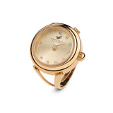 “Gold” Gold Ring watch with a Gold dial |Précieux Suprême - Précieux Suprême