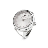 “Silver” Silver Ring watch with a Silver dial |Précieux Suprême - Précieux Suprême
