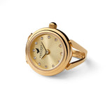 “Gold” Gold Ring watch with a Gold dial |Précieux Suprême - Précieux Suprême
