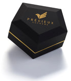 “Classic” Gold Ring watch with a black mother of pearl dial |Précieux Suprême - Précieux Suprême